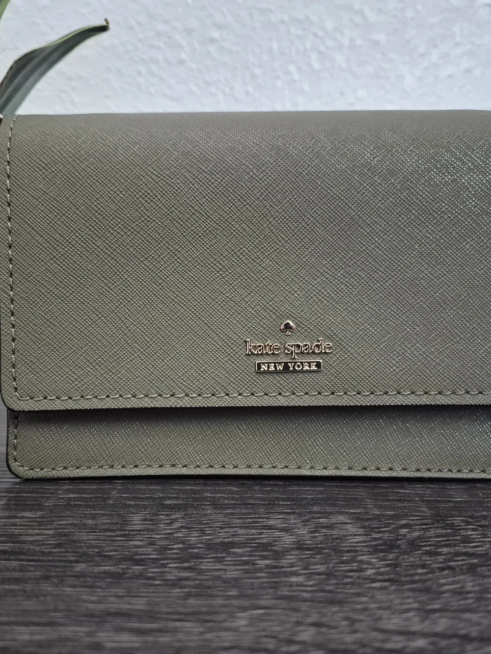 kate spade Olive Green Chainlink Mini Crossbody